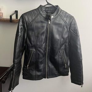 PURE LEATHER SMALL JACKET